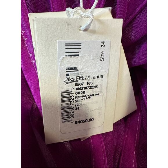 ZUHAIR MURAD Off-the-shoulder draped satin long dress Size 34 (2) $4050 - Picture 10 of 15